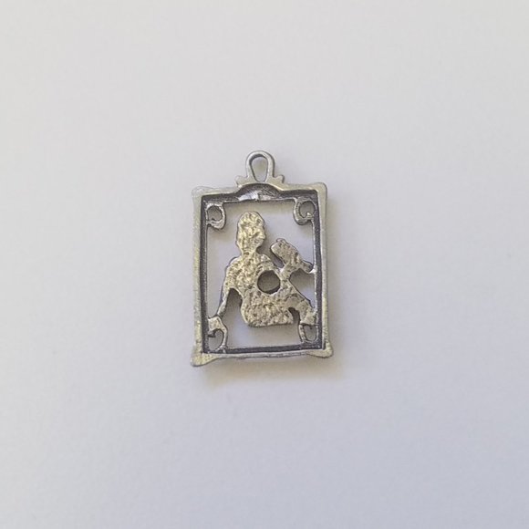 VIRGO laser cut pewter Zodiac sign pendant PENDANT - Picture 8 of 9